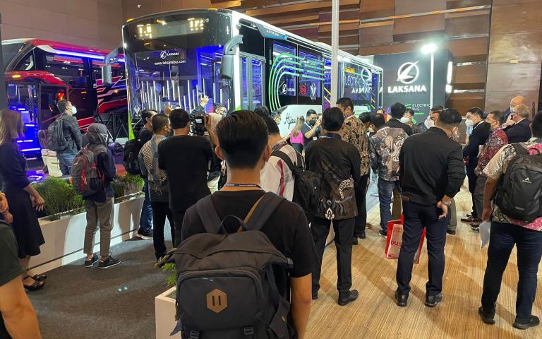 Atmosphere during Busworld Southeast Asia 2022